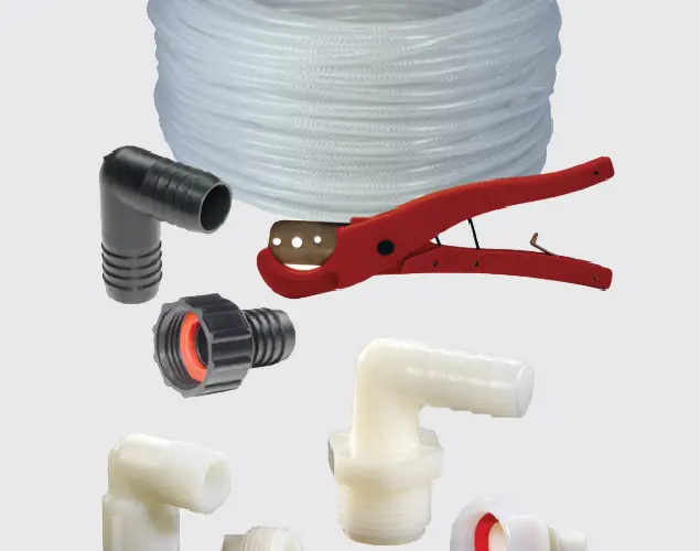 Plastic Fittings and Tubings